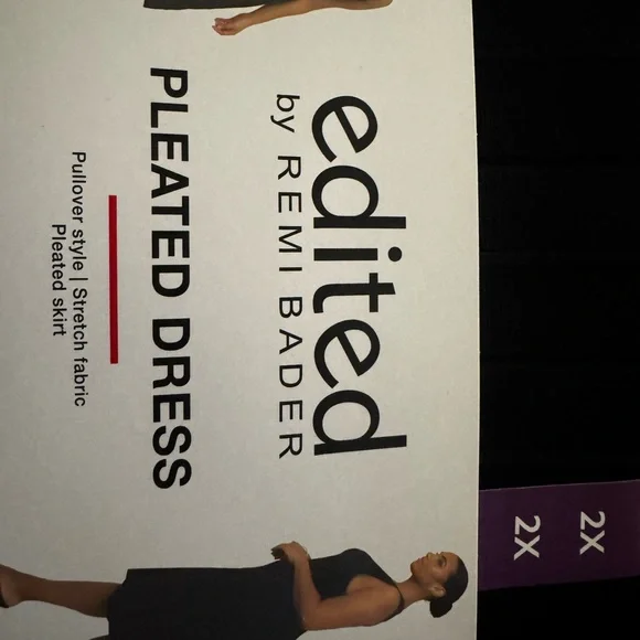 Edited by Remi Bader Black Pleated Dress - Picture 12 of 12